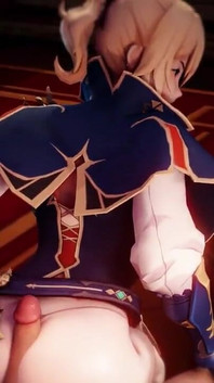 Genshin Impact Jean Uses Her Big Ass to Do a Yoga Pants Buttjob - Assjob Twerk 3D 60 Fps POV