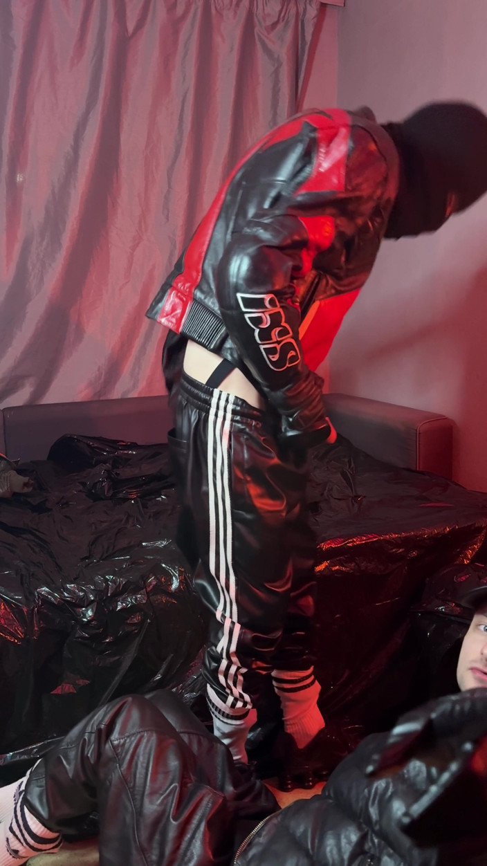 KinkySirius: Scally Chav Guys Have Fun in Leather Sport Gear