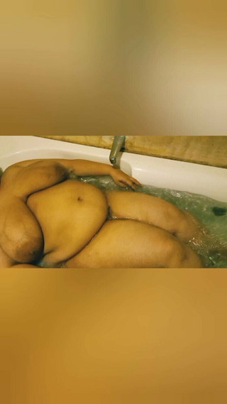 SameerPhunk: BBW in Bathtub Showing Her Huge Boobs and Ass