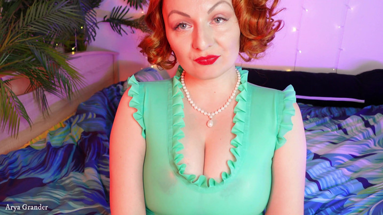 Arya Grander: Rude JOI in latex - fetish MILF sex fun!
