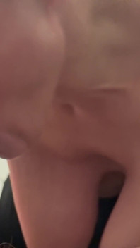 She Sucks His Fat Meat and Gags on His Huge Cum Load!