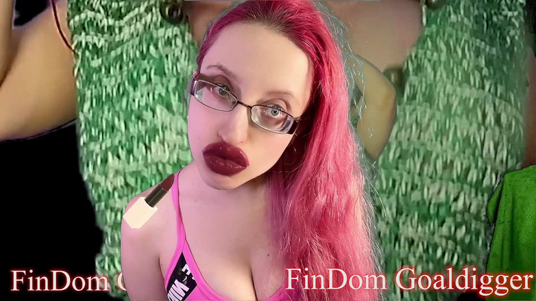 FinDom Goaldigger: 口紅の変身