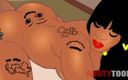 Back Alley Toonz: The Body XXX Uses Her Big Booty on a BBC...