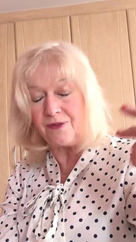 Auntjudys - Your 69yo Busty GILF Stepmom Louise Catches You Watching Mature Porn