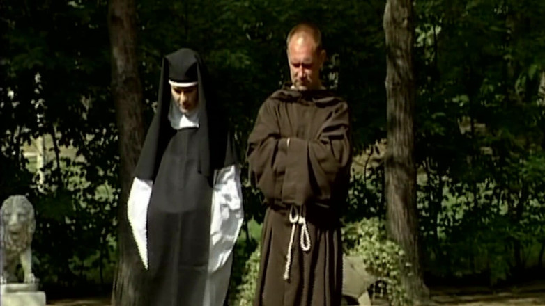 Erotic Club: Horny Nun's Prolapsing Pussy Stretched Wide and Fingered Deep