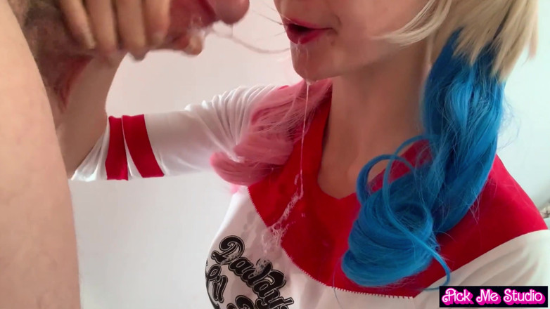 AnGelya G: Halloween! Pieprzona Harley Quinn. Wielkie naturalne cycki!