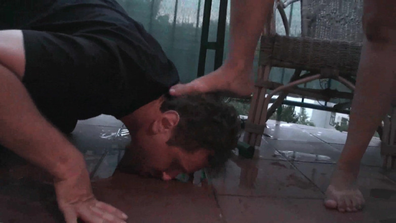 Femdom Austria: It Rained so Lick the Floor Bitch!