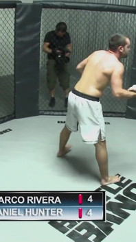 Hot blonde teen gets facial in boxing ring