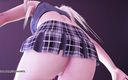 3D-Hentai Games: [MMD] Lo spogliarello di Glide Marie Rose Mairanui Tamaki Kasumi...