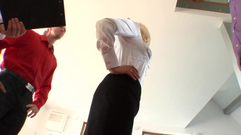 Hefburg: Blonde Whore double stuffed hard