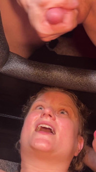 Cum Facial at the Gloryhole