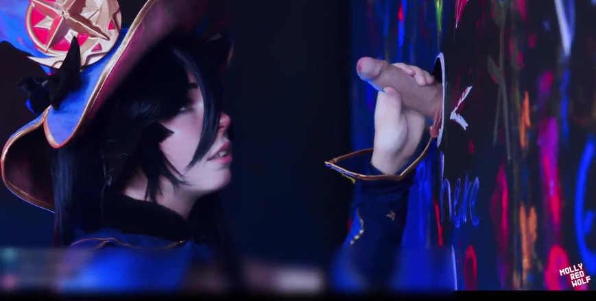 MollyRedWolf: ज्योतिषी मोना। ग्लोरी होल बुत - Mollyredwolf.