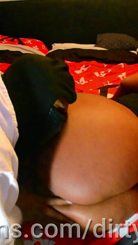 big ass hanging off the bed