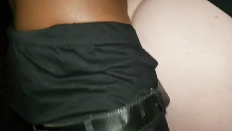 Real homemade BBW BBC porn: BBW BBC Outdoor Anal Doggy