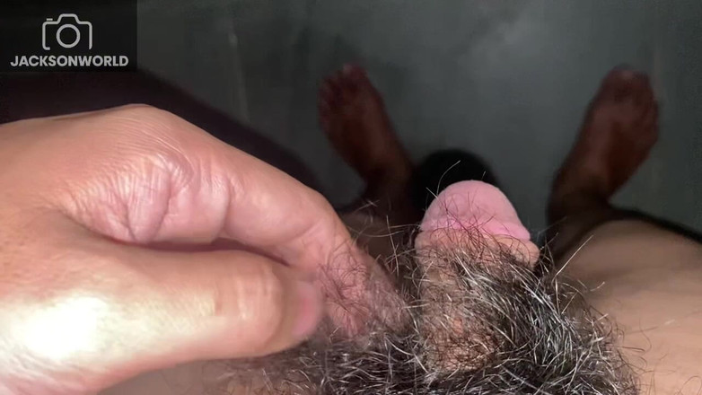 Jackson World: धीमी गति से लंड अकेले पथपाकर, मजा महसूस करो