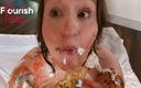 The Flourish Entertainment: जन्मदिन का भोजन बुत खूबसूरत विशालकाय महिला शैली Missy Deep अभिनीत