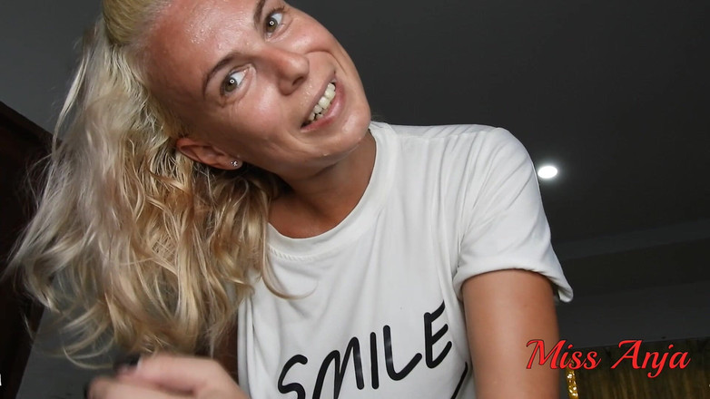 MissAnja_FH: Cardio en sueur dans des vêtements puants de 7 jours 2