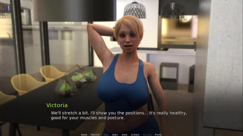 Dirty GamesXxX: Gebonden aan de universiteit: yoga en enorme lul, pijpbeurt - afl. 15