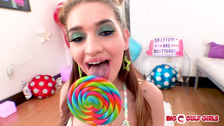 Top Web Models: Sera Ryder POV blowjob cum swallow - She makes me cum 4...