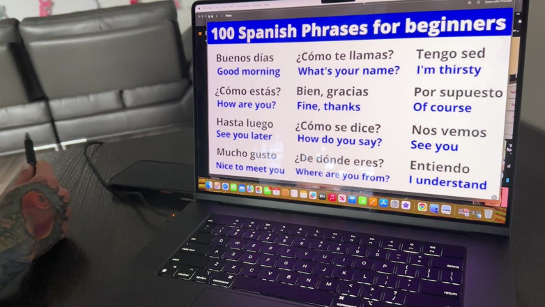 Bianca Bailee: Naughty Spanish Tutor Bianca Bailee's Forbidden Lesson