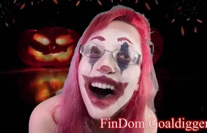FinDom Goaldigger: Halloween balls cutting