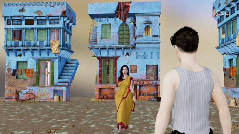 Your Savita bhabhi: 彼女の十代の隣人とのインドのデジBhabhiセックス