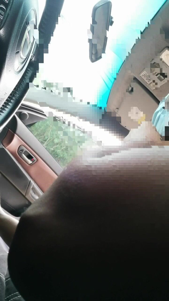 Afrocouple: Verdammt, ich lutsche es im auto