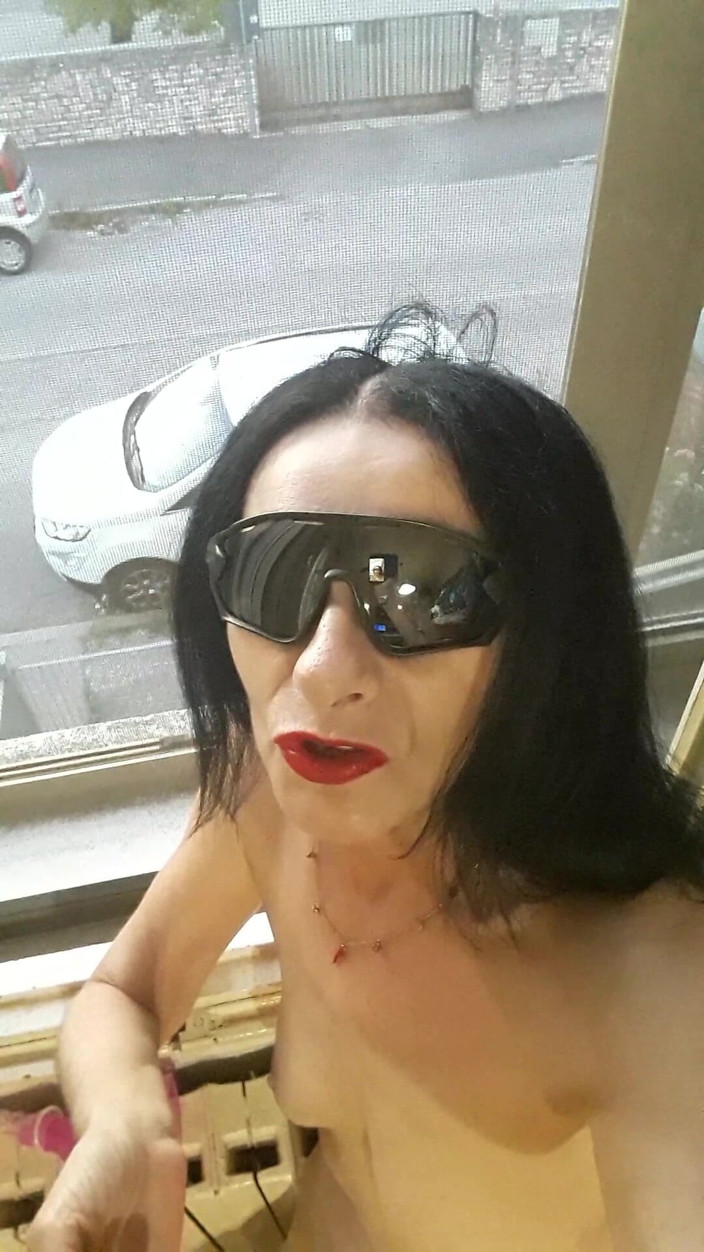 WEBREGINETTA2023: Naked in Front of Window Fucking Ass Pussy