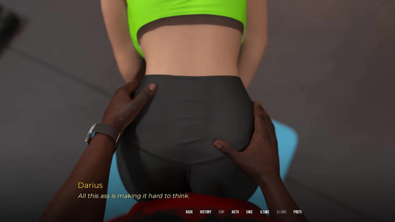 Dirty GamesXxX: Nella sicurezza: la donna sposata si sta allungando con l'allenatore...