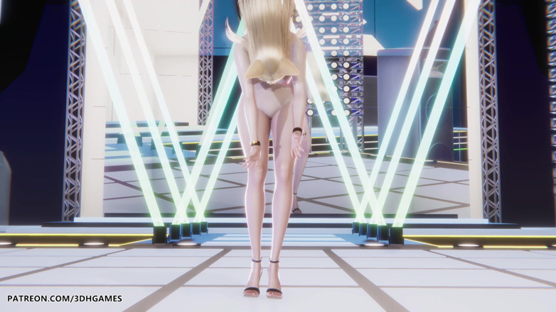 3D-Hentai Games: I Ren - Butt - Ahri Sexy Naked Dance