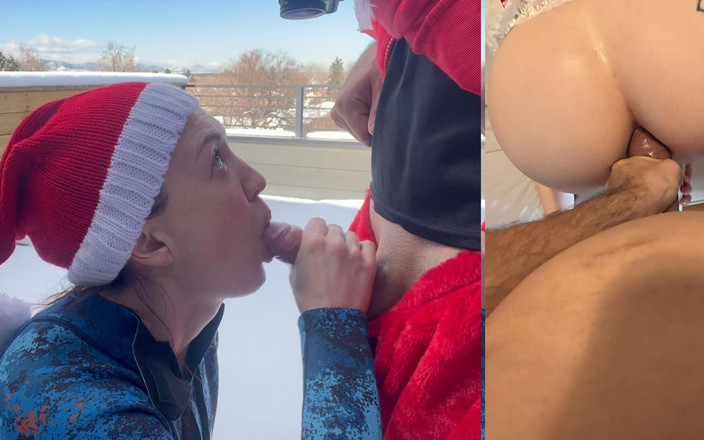 Bigmax8inch: Le père Noël me sert un creampie anal de 8 pouces...