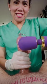 Nurse Dominafire Sounding Chastity Slave