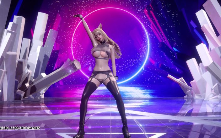3D-Hentai Games: [MMD] (G)I-DLE - Tomboy hot striptease dance Ahri Akali Evelynn Kaisa League...