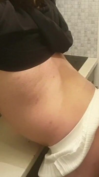 Sissy Slut in White Skirt and Riding Her Asshole