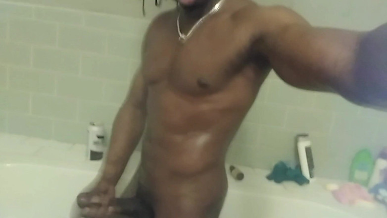 Big Black Cocks Cumming: Nata4sex - corpul meu tare face baie solo cu pula tare