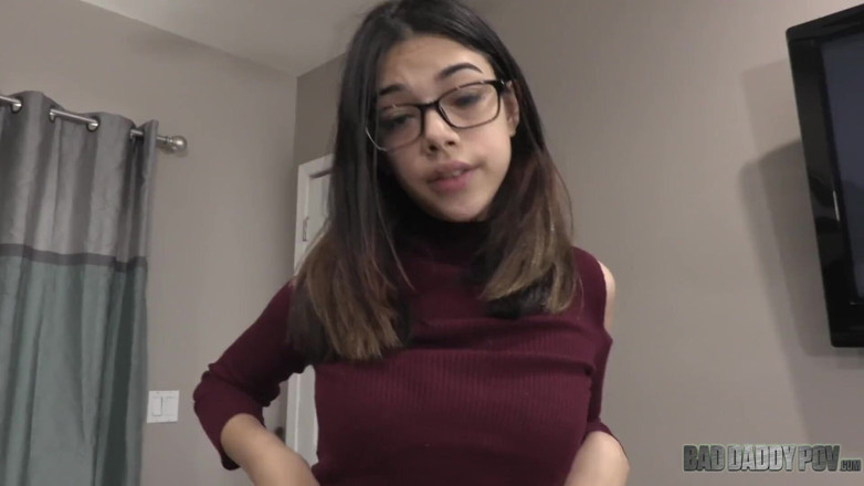 BadStepFamilyPov: Hairy Harmony Wonder gets smashed by her stepdad
