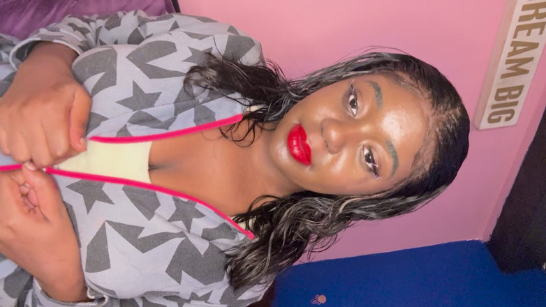 ALLIYAH ALECIA: Alliyah Alecia Rubbing on Small Tits