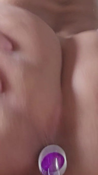 Hot Latina MILF Riding with Anal Plug