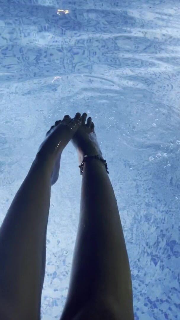 SassyTiff: Feet in the water