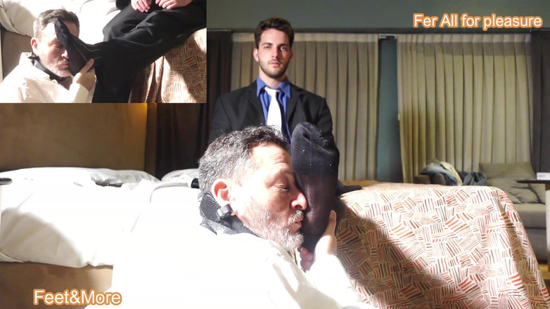 Fer All for pleasure: Sub Fer Worship Boss Sheer Socks