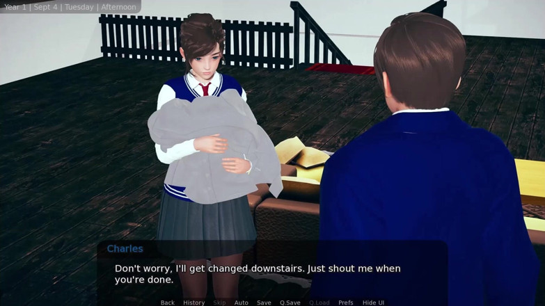 Visual Novels: Cosy Cafe Part 7 - Cleaning the Bathroom
