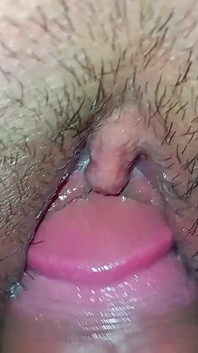 My New Girlfriend's Pussy Filled up with Cum