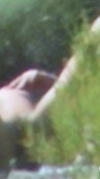 Amateur in the nude sunbath covered