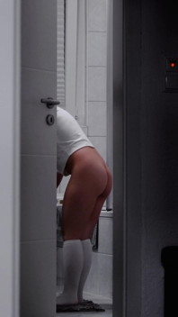 Secretly Watching My Stepdaughter as She Gets Dressed