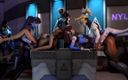 Velvixian3Futanari: Gangbang overwatch (sexe futanari)