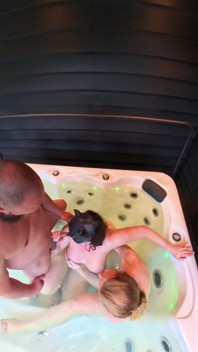 Pool Party Escalates with Two Horny Teen Pussies!