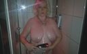 PureVicky66: Hot German Granny with Huge Tits Takes a Hot Shower