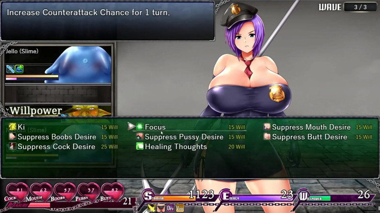 Cumming Gaming: Karryn's prison silent walkthough [PornPlay Hentai game] Ep.6 she save her...