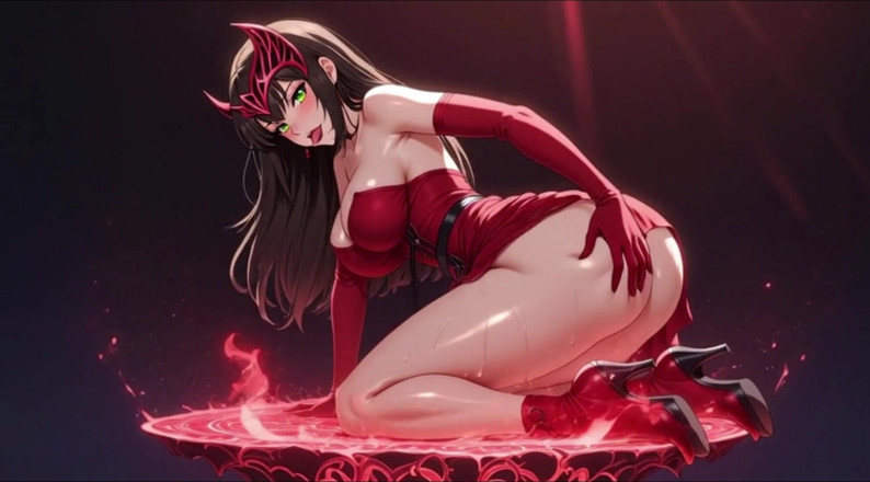 My night collection: Scarlet Witch rivela il suo lato erotico con la rossa...