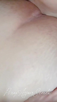 Pinay Huge Slow Mo Cumshot in the Ass